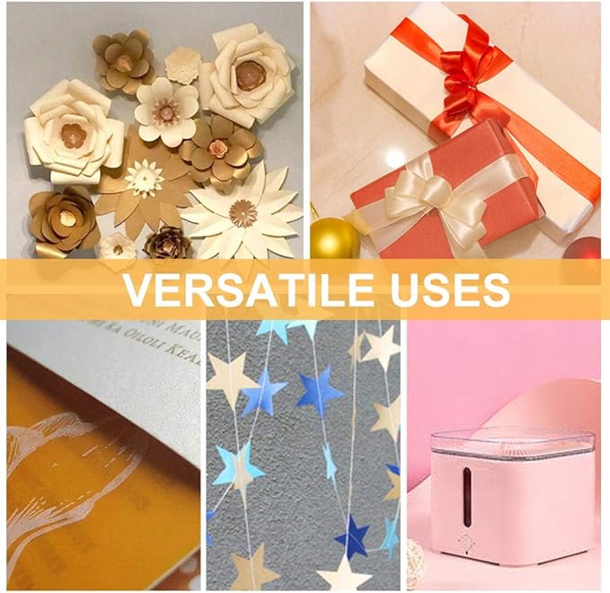 UCEC Cardstock Paper, 8.5'' x 11'', 60 Sheets 20 Colors, Shimmer Cardstock Paper, Double-Sided Rainbow Bright Card stock Paper for DIY Art, Crafts, Scrapbook, Card Making, School Supplies, 250 GSM