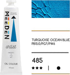 MEEDEN Artist Grade Oil Paint: Turquoise Ocean Blue - 170ml/5.7oz Tube - Professional Art Paints for Canvas Painting
