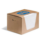 PIG Oil Mat - Oil-Only Absorbent Mat Pad - 100 Pads per Dispenser Box - 15" x 20" Pad - Absorbs up to 28 Ounces per Pad - Heavyweight - MAT440