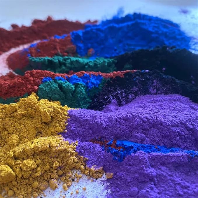 GOODTAKE Purple Iron Oxide, Concrete Pigments for Artistic and Decorative Painting, Cement Dye for Concrete, Clay, Lime, Tile, Mortar, Grout, Plaster, Masonry, Paint (Purple, 16 oz)
