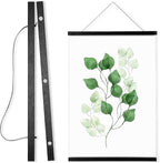 WITCOLOR Magnetic Poster Hanger Frame 13x19 13x13 13x17 Poster Frame 13 Inch Wide 1 Pack Magnetic Hanging Frames Black Wood Wooden Frame Hangers for Room Wall