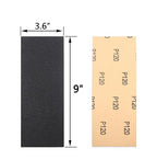 30Pcs 9 x 3.6 Inchs 120 Grit Wet and Dry Handmade Universal Sanding Sheets, Suitable for Woodworking Furniture/Automobiles/Metal/Lacquer Polishing Sandpaper
