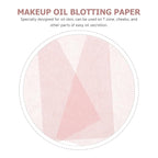300pcs Sheets makeup blotting paper face wipes oil absorbing paper facial oil wipes oil blotting paper blotting papers for oily skin remove oil tissue Oil absorbent pad