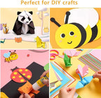 A4 Origami Paper Orange 100 Sheets, 8.27×11.7 inch Double Sided Color Easy Fold Big Origami Paper A4 Colored Copy Papers Thin 70gsm for Beginners, DIY handwork Art and Craft Projects (210 x 297 mm)