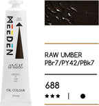 MEEDEN Artist Grade Oil Paint: Raw Umber - 170ml/5.7oz Tube - Professional Art Paints for Canvas Painting