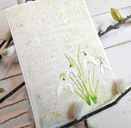 Lapoo Metal Cutting Die for Scrapbooking, 3D Backgrounds Frame New Cutting Dies DIY Album Card Making Decor Paper Craft Metal Die Cuts Party Wedding Decorations (Herbal A 2.8 x 2.5 in)