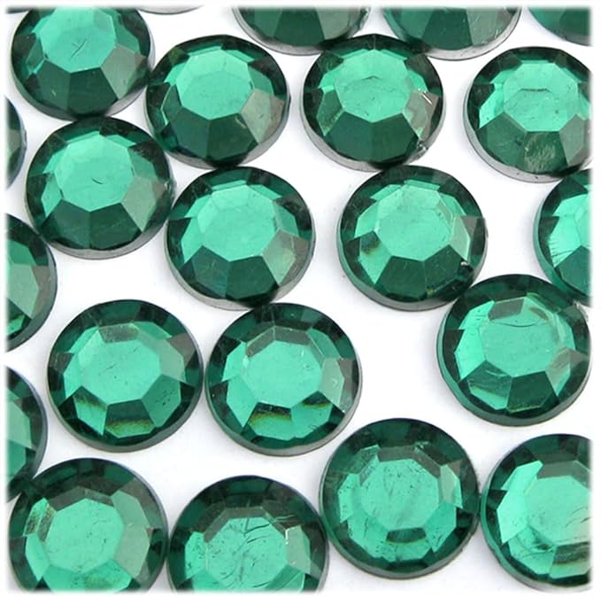 The Crafts Outlet 72pc Rhinestones Round 20mm - Flatback Orange