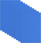uxcell 10 Pcs Dark Blue EVA A4 Foam Sheets Crafts, 12 x 8 Inch Foam Paper for DIY Crafts Project Classroom Scrapbook Art Cards Home Office Decoration (2mm Thick)