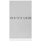 6061 T651 Aluminum Sheet Metal 10 x 17 x 1/8 (0.125”) Inch Plain Thin Aluminum Plate Covered with Protective Film, Heat Treatable Rectangle 3MM Aluminum Metal Plate for Welding, Industrial