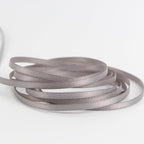 HUIHUANG Thin Silver Satin Ribbon 1/8 inch x 100 Yards Roll Small Thin Crafts Ribbon Double-Faced for Hanging, Sewing, Christmas, Wedding, Gift Wrapping, DIY Bows