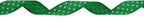 Polka Dot Grosgrain Ribbon 25 Yard Each Roll 100% Polyester (5/8", Green)