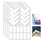 Double Sided Tape Heavy Duty, Sticky Tack Poster Stickers Picture Hanging Adhesive Strips, No Tools Wall Hanging Strips, Damage Free Clear Pre-Cut Mounting Tape, No Trace Removable Mounting Putty (80)