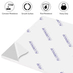 6061 T651 Aluminum Sheet Metal 12 x 12 x 1/2Inch (12.7MM) Flat Plain Thickened Aluminum Plate Covered with Protective Film, Heat Treatable Rectangle 0.50" Thick Aluminum Metal Plate for Industrial