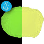 Glow in The Dark Pigment Powder - Neutral and Fluorescent Color for Art Painting, Fine Art, Nail Art Paint, and DIY Crafts - Long Lasting 10+ Color Options - Fluorescent Yellow - (30 Grams/1 Ounce)