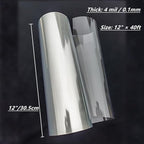 Transparency Mylar Stencils Sheet for Cutting Machines,12inchs x 40ft Rolls 4 mil Clear Blank Template Paper Material Acetate
