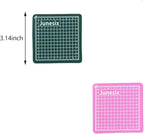 4PCS Mini Cutting Pad Self Healing Craft Mat Small Sewing Cutting Mat Non-Slip Mini Cut Board for Scrapbooking Quilting Sewing Accessories Green
