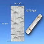 Artificial Birch Bark 3D Realistic Texture 78.7in*19.7in（10.8 Sq.ft）Silicone Material Faux Tree Bark Nature-Inspired DIY Design Eco-Friendly Home Deco Accentuating Natural Beauty （No glue included）
