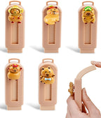 5 Pack Capybara Retractable Erasers, Cute Pencil Erasers for Kids, Students, Capybara Lovers, Large Push-Pull Rubber Eraser Set, School Office Home Stationery Supplies, Brown Colors