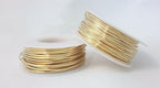 18 Gauge, Jeweler's Brass Wire, Red Brass, Round Dead Soft CDA #230 Alloy Jewelry Grade - 4oz (54FT) by CRAFT WIRE