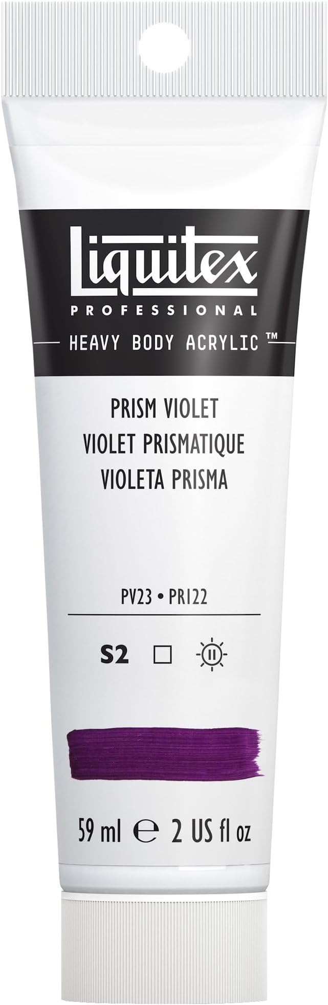 Liquitex Professional Heavy Body Acrylic Paint, 2-oz (59ml) Tube, Prism Violet