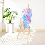 Wooden Painting Easel Stand, Adjustable＆Folds Flat for Storage, Ideal for Painting, Office Presentations, Posters, Signage