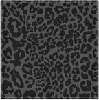 ALAZA Dark Gray Cheetah Leopard Print Cloth Napkins Set of 4, 20x20 Inch Washable and Reusable Napkin for Decoupage Dinner Party Everyday Use