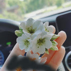 3D Cherry Blossom Candle Mold Scented Candles Flower Silicone Molds for Resin DIY Epoxy Gypsum Crafts Handmade Soap Candle Making Supplies Chocolate Pastry Fondant Cake Decoration Floral Silicone Mold