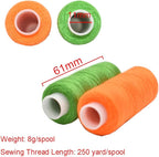 Sewing Thread 30 Colors Sewing Industrial Machine and Hand Stitching 250 Yards Each Sewing Thread Polyester