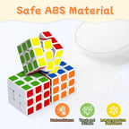 24 Pack Mini Puzzle Cubes Party Favors for Kids, 3x3 Mini Magic Cube Puzzle Prize Set for Kids School Rewards, 1.18inch Bulk Small Toys for Party, Birthday, Christmas Stocking