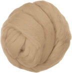 PATIKIL Wool Roving Yarn, 250G/8.8OZ Felting Wool Pure Roving Yarn, Khaki