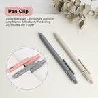 FIOVER Gel Pens, 5pcs 0.5mm Quick Dry Black Ink Fine Point Smooth Writing Pens High-End Series Ballpoint for Office School Supplies(Morandi)