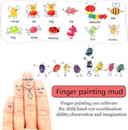 Washable Ink Pads for Kids Rubber Stamps, 20 Colors Stamp Ink Pads, Fingerprint Crafts Stamp Pad for Kids, Paper, Scrapbooking, Wood Fabric