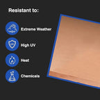 Duco USA-Made Clear Cast Acrylic Sheet 1/8 Inch Thick 12" x 24" - 1 Pack of Transparent Plexiglass Sheet - Lightweight Acrylic Board for Window Replacements, Displays, Signs, and More