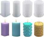 Navani Cylinder Candle Molds,Candle Molds Cylinder Light Resin Mold for Making Candles, Soaps, Flower Specimen, Insect Specimen, DIY Clay Molds