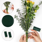 Tenn Well Green Floral Wire, 3 Pack Christmas Wreath Wire, 295 Feet 22 Gauge Florist Ties for Flower Arrangements, Christmas Ornaments, Wreath Making, Gardening, Crafts