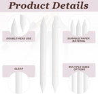 MECCANIXITY Blending Stumps for Drawing, Tortillions Paper Art Blenders Sticks Pencils Sketch Drawing Tools for Artist Charcoal Sketch Shading Oil Pastel (White, Pack of 3)