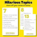 OFF TOPIC Party Game for Adults - Fun Adult Board Games for Groups of 2-8 Players - Hilarious Game Night Card Game for Friends, Family & More