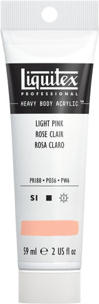 Liquitex Professional Heavy Body Acrylic Paint, 2-oz (59ml) Tube, Light Pink