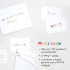WE'RE NOT REALLY STRANGERS Kids Edition Card Game - 150 Conversation & Activity Cards for Kids, Adults, & Teens – for Fun Memorable Family Game Nights and Kid’s Party, Ages 5+, 2-6 Players