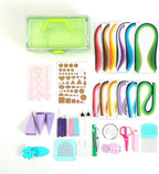 Quilling Kits - Quilling Tools Supplies,Paper Crimper,Quilling Paper Strips for Beginners with Manual(Green Storage Toolbox)