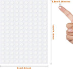 Zonon 3000 Pcs Double Sided Adhesive Dots Clear Glue Point Tape Stickers Balloon Glue Round Mini No Traces Adhesive Sticker Dot Sticker for Classroom Decor Craft DIY Office (0.24 Inch/ 6 mm)