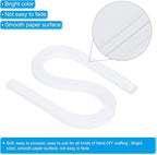 PATIKIL 360pcs Quilling Paper Strips Paper Flowers Quilling Kits 3/8"(10mm) Origami Paper for Adults Beginner Art Craft, 21"(54cm) White