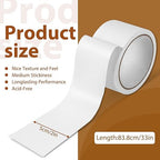 Book Repair Tape, White Cloth Bookbinding Repair Tape Archival Document Repairs Tapes 2 Inch by 33 Feet Self Adhesive Matte Book Binding Tapes for Repairs Paper, Ephemera, Photos, Print and Artwork
