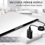 ARTDOT A2 LED Light Pad for Diamond Painting USB Powered Light Board Kit, Adjustable Brightness with 12 Angles Stand and Clips