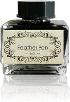 Black Calligraphy Ink No Carbon No Blocking Fountain Pen Ink Suitable for Feather Pen Quill Pen Dip Pen Calligraphy Pen Painting Pen 15ml