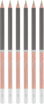 Creative Mark Cezanne Premium Colorless Blender Pencil 6 Pack - Highly-Pigmented Drawing Pencils - Coloring Pencils for Drawing, Blending, Coloring, and More