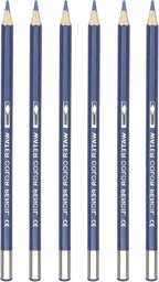 PATIKIL Watercolor Pencil, 6Pcs Water Soluble Pencils for Blending, Coloring, Sketch Drawing, Painting, Ocean Blue