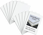 Foam Board 12 x 18 in, ZXUNLIEH 12 Pack White Poster Board, 3/16 in Thick Craft Foam Core Board, Puzzle Board, Double Sided, Foam Sheets for Picture, Project, Presentation, Artwork, Signage and Crafts