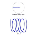 2mm Aluminum Wire - 100 Feet, 12 Gauge, Bendable, Anodized for Sculpting, Jewelry Making, Armature Making