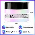 Matio Interference Mica Powder, 1.06oz/ 30g Missing Twilight Chrome Powder, Pearlescent Effect Color Shift Pigment for Epoxy Resin, Makeup Shimmer, Nail Polish,Soap Dye,Candle Making,Paint